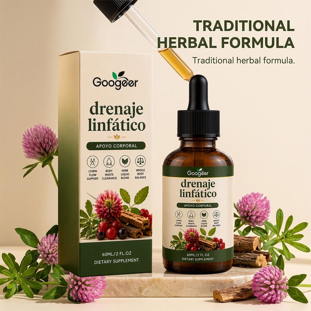 Herbal Wellness Formula - 60ml Gotas Naturais de Suporte Linfático