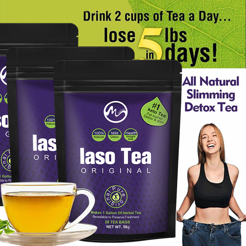 Herbal Weight Gain - Laso Tea Detox IASO Cleanser Chá