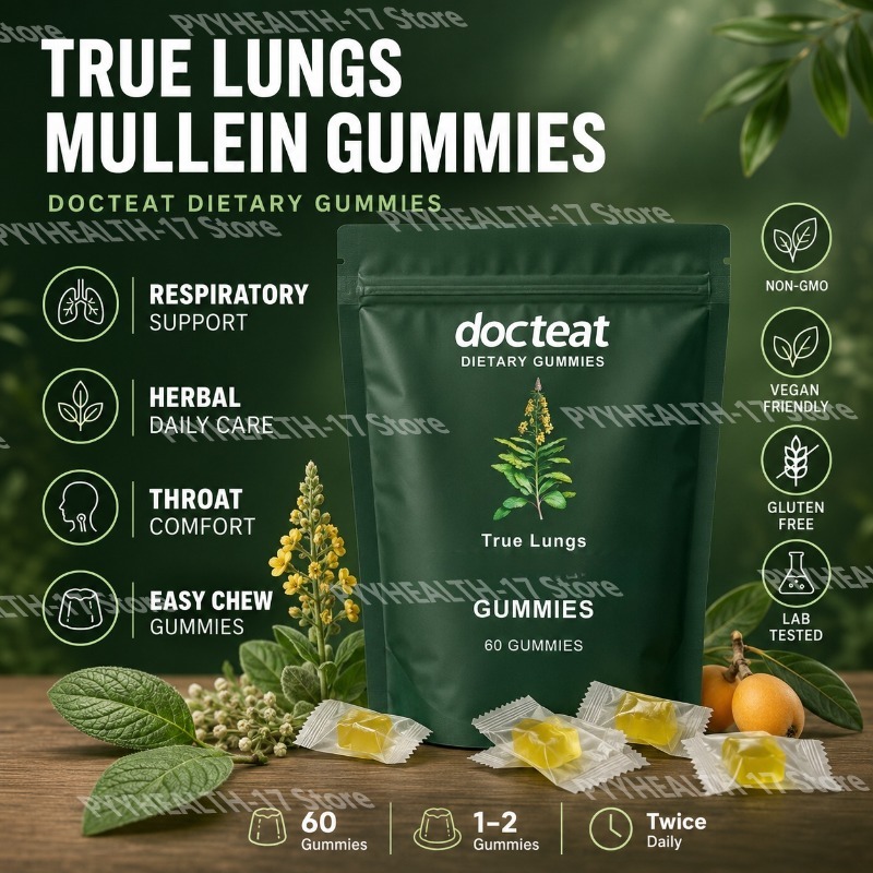 Docteat True Lungs Gomas Herba - Herbal Wellness Formula avaliação e preço